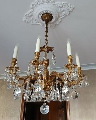 Lampadrio a gocce cristallo di Boemia