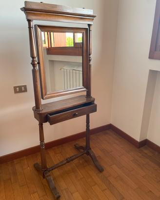 Toilette psiche mobile con specchio da terra