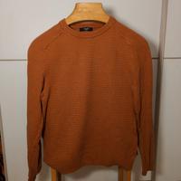 Maglione tramato arancione
