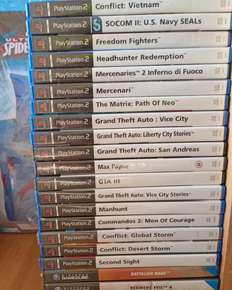 giochi PlayStation 2 e GameCube completi originali