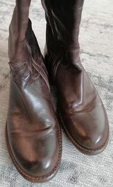 stivali da donna in pelle