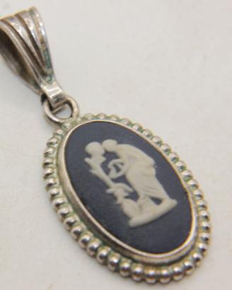 Wedgwood ciondolo argento neoclassico diaspro