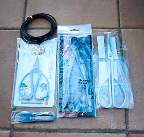 Attrezzi per bonsai in acciaio inox lotto 3