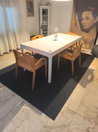 Tappeto Morum Ikea tessitura piatta grigio/blu