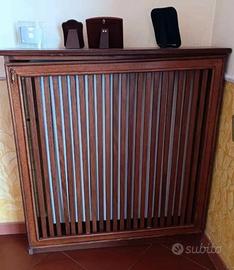 2 Copri termosifone in legno 1 grandi e 1 piccolo