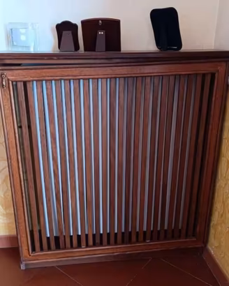 2 Copri termosifone in legno 1 grandi e 1 piccolo