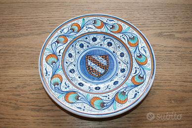 Piatto Ceramica Faentina Istituto d'arte Tesi