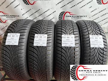 4 PNEUMATICI 215/60 R17 CEAT INVERNALI SEMINUOVE