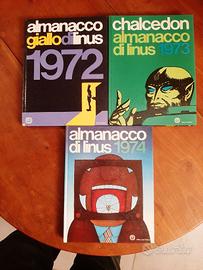 LINUS ALMANACCHI Milano Libri. Annate 1972-73-74.