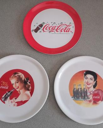 piatti vintage Coca-Cola Coke pinup porcellana