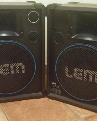 Casse altoparlanti audio acustiche Lem Lx12