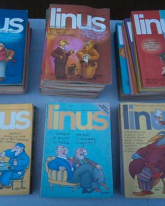 Fumetti Linus in blocco 55 pezzi anni 79/80/81/84"