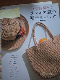 Libro di schemi crochet di borse cappelli Giappone