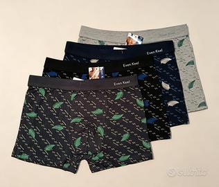 4 boxer uomo cotone taglia L