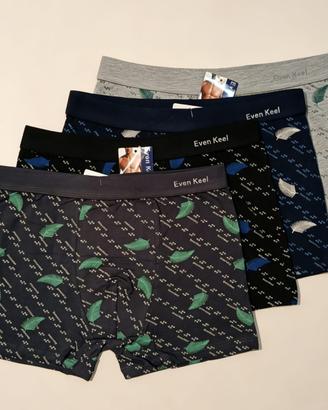 4 boxer uomo cotone taglia L