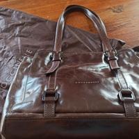 Borsa Coccinelle in pelle marrone scuro