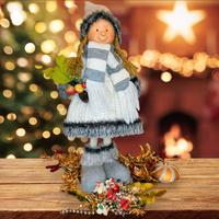 Statuetta "Northlight Winter Girl".Francia. 33 cm.