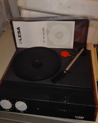 giradischi portatile a batteria 