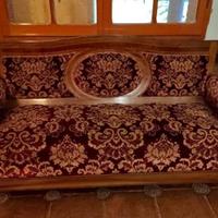 Divano letto ottomana tappezzeria originale