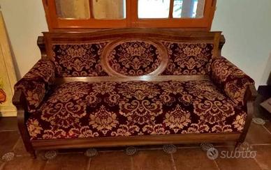 Divano letto ottomana tappezzeria originale