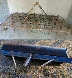 Erpice e rullo per trattore