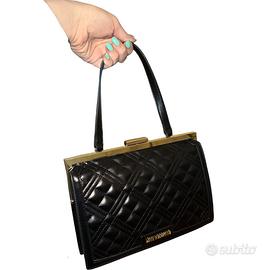 Love Moschino borsetta nera  con manico e tracolla