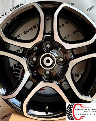 4 CERCHI IN LEGA ORIGINALI RAGGIO 15 SMART FORTWO