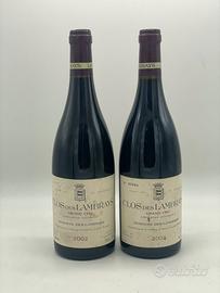 LOTTO CLOS DE LAMBRAYS - VINO BORGOGNA ROSSA