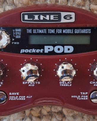 Line 6 Pocket POD multi-effetto per chitarra