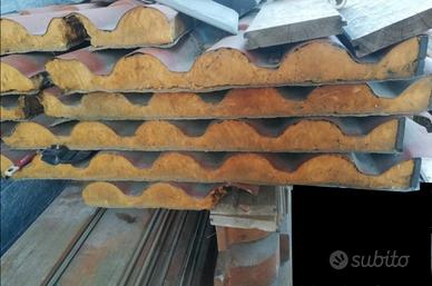 Tettoia in legno lamellare a falda singola 5mtx5mt