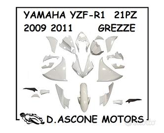 KIT CARENE ABS YAMAHA YZF R1 2009 2011 NON VERNICI