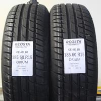 2 PNEUMATICI USATI 185 60 R15 88H ORIUN DOT-2024