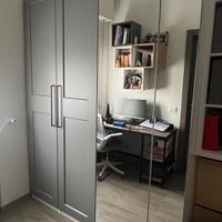 Armadio IKEA PAX 4 ante (2 specchio 75cm) 236H 60P