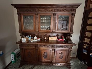 Credenza con alzata