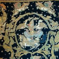 Meraviglioso Arazzo Thailandia "Garuda a cavallo"