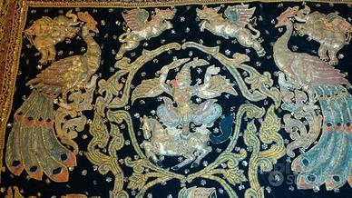 Meraviglioso Arazzo Thailandia "Garuda a cavallo"