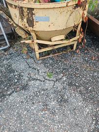 Benna con scarico canaletta  lt 500 