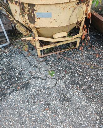 Benna con scarico canaletta  lt 500 