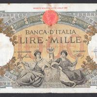 Banconota lire 1000 del 28.11.1942