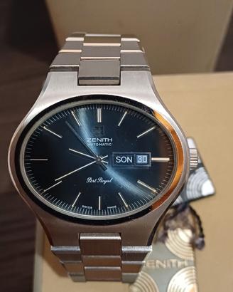 zenith port royal ellipse jumbo n.o.s 36000 blue 