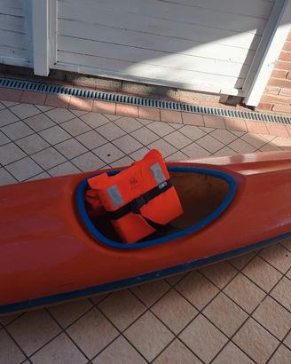 canoa in vetroresina 