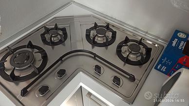 Piano cottura inox angolare Franke Design Plus