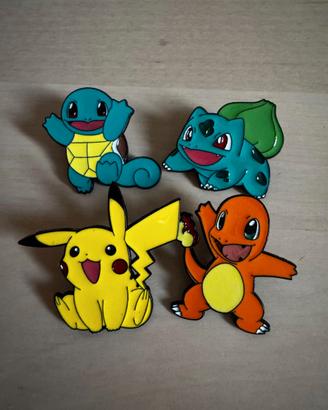 Spille Metalliche Pokémon Pikachu Charmender Pin