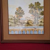 Quadro maiolica Città di Castelli