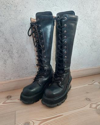 stivali anfibi New Rock donna.