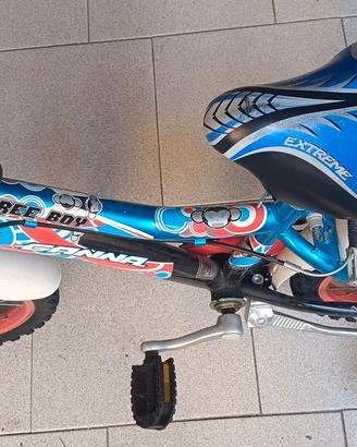 Bicicletta Bambino GANNA 14 Pollici + Rotelle 