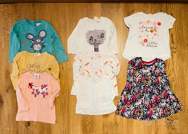 Lotto 6 : abbiamiento bambina TG. 92