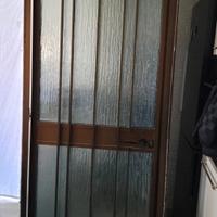 Porta ingresso alluminio e vetro