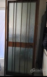 Porta ingresso alluminio e vetro