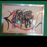 Coppia di quadri del maestro  Sage Vernis